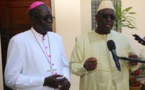 Visite auprès de l’archevêque de Dakar : Macky Sall répond au camp du Non «la confrontation se fera par les urnes»