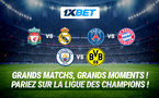 ​Pariez sur les meilleurs matchs de la 4ᵉ journée de Ligue des champions sur 1xBet !