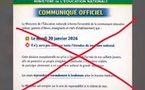 Fake : ce communiqué attribué au ministère de l'Education nationale est faux