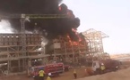 Alerte à Diogo : Violent incendie en cours sur le site minier de Grande Côte Opération (GCO)