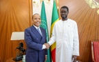 Palais de la République : l'Envoyé spécial de l'UA, Patrice Trovoada, reçu en audience par le Président Diomaye Faye