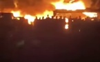 Incendie au garage Ndiaga Ndiaye de Keur Massar : le feu est totalement maîtrisé