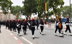 Défilé du 4 avril à Thiès : répétition générale des troupes en présence du CEMGA