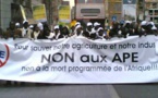 "Non aux APE": «Encore une fois la police de Macky Sall réprime une manifestation citoyenne pacifique», (Yoonu Askan wi)