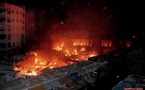 Incendie dans une fabrique artisanale au marché Sandaga: les pertes matérielles estimées à un demi-milliard de FCFA