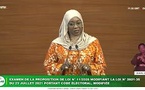 Parlement : L'Honorable Seynabou Yacine Sambe plaide pour une hausse des ressources nationales de santé