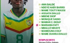 Éliminatoires de la Coupe du monde U17 : le onze de départ des Lioncelles face au Cameroun dévoilé