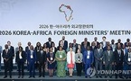 En Corée du Sud, une réunion avec cinquante ministres des Affaires étrangères d’Afrique
