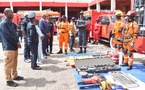 Visite de prise de contact : Le ministre de l'Intérieur salue l'engagement et le sens du devoir des Sapeurs-pompiers