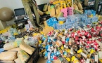 Médina Yoro Foulah : la gendarmerie saisit 102 grosses de cigarettes de contrebande et des médicaments en vrac