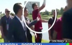 Quand Ronaldo jette le micro d’un journaliste dans l’eau