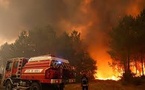 France: des dizaines de milliers d'évacués et des renforts aériens attendus après des incendies dans le Sud-Ouest