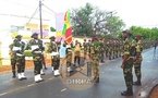 Départ pour la MICEGA : le général Simon Ndour remet le drapeau au 10e détachement sénégalais 