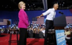 Pour leur premier meeting, Barack Obama fait l’éloge d’Hillary Clinton