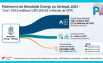 ​Activités pétrolières et gazières : Woodside a versé 134,3 millions de dollars (80,58 milliards de FCFA) au Sénégal en 2025