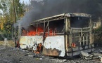 Ukraine: au moins 30 morts dans des frappes russes contre deux bus à Kramatorsk, Kiev également touchée