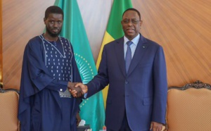 Le tout nouveau Président Bassirou Diomaye reçu au Palais par Macky Sall 