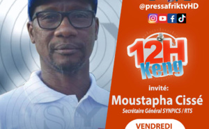 🔴Suivez en Direct le bloc d’informations MidiKeng avec Moustapha Cissé, secrétaire général Synpics/ RTS