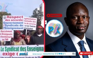 🛑Direct_ Marche nationale des enseignants du Sénégal, le soutien de Babacar DIOP Maire de Thiès...