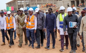 Visite de chantier de l’Université du Sénégal oriental: le Président Diomaye Faye félicite Royale BTP pour l’avancée des travaux