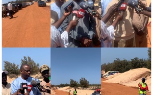 Projet «Ville Verte» : les travaux lancés après la mise en service de la route reliant  Apix au Lac Rose 