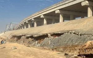 Affaissement d’un talus sur la VDN2 : les travaux de réparation démarrent le 19 mars pour une durée de trois mois