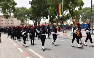 Défilé du 4 avril à Thiès : répétition générale des troupes en présence du CEMGA