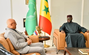 Coopération et migration : El Malick Ndiaye reçoit l’ambassadeur des Comores et la cheffe de mission de l’OIM