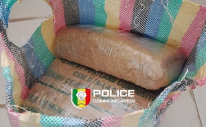 Rufisque-Est : une femme interpellée en possession de 11 kilogrammes de chanvre indien