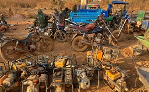 Kédougou : Une drague artisanale détruite par la police des frontières sur les berges de la Falémé