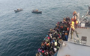 Émigration irrégulière : 153 migrants secourus au large de Dakar par la Marine nationale 