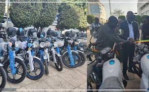La coopération allemande, via la GIZ, a officiellement remis un lot de 43 motos au ministère de la Justice sénégalais