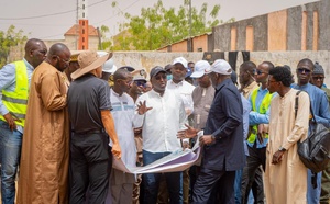 Prévention des inondations : Cheikh Tidiane Dièye en tournée à Touba pour le suivi des chantiers structurants