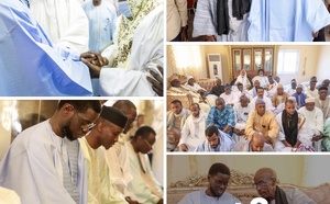Louga et Guéoul : Le chef de l'État chez Thierno Bachir Tall et la famille chérifienne