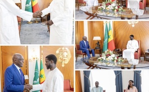 Dialogue national : Le président Bassirou Diomaye Faye consulte les anciens ministres des Finances Amadou Kane et Abdoulaye Daouda Diallo