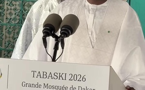 Tabaski 2026 : Diomaye Faye adresse un message poignant après sa prière  à la Grande Mosquée de Dakar