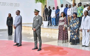 Assemblée nationale: Sonko absent, Ismaïla Diallo préside la cérémonie de levée des couleurs de juin