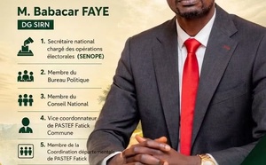 Politique : Babacar Faye démissionne du Pastef pour rejoindre le futur parti de la mouvance présidentielle