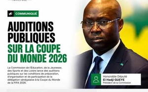 Mondial 2026 : l'Assemblée nationale reporte les auditions publiques sur la participation de la délégation sénégalaise