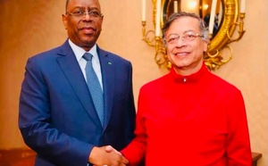 Campagne pour l’ONU : Macky Sall reçu par le président colombien Gustavo Petro 