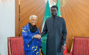 Diplomatie et leadership : Bassirou Diomaye Faye reçoit l'ancienne présidente libérienne Ellen Johnson Sirleaf
