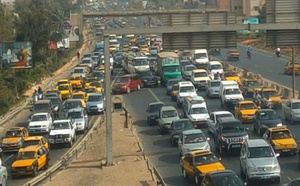 Départ pour le Gamou : trafic difficile sur l’axe Dakar-AIBD
