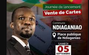 Ndiaganiao : le sous-préfet de Fissel annule le lancement de la vente des cartes du parti PASTEF