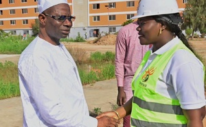 JOJ Dakar 2026 : le ministre Boubacar Camara visite le chantier du CROUS de Diamniadio à quelques heures de la venue du chef de l'État
