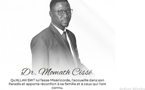 Nécrologie : le ministère de l'Économie et l'ANSD annoncent le décès du Dr Momath Cissé