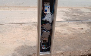 Avenue Bourguiba : neuf trappes de visite du programme d’électrification urbaine vandalisées