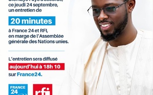 New York : le Président Bassirou Diomaye Faye accorde un entretien de 20 minutes à France 24 et RFI