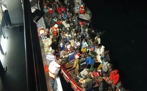 Migration irrégulière : la Marine nationale secourt 134 migrants au nord-ouest de Dakar