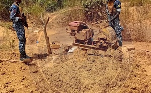 Kédougou : un site d’orpaillage démantelé près du village de Tenkoto, des matériels saisis