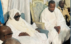 Visite nocturne à Touba : ce que l'on sait de la rencontre discrète entre Ousmane Sonko et Serigne Mountakha Mbacké